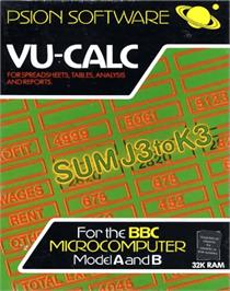 Box cover for Vu Calc on the Acorn BBC Micro.