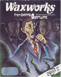 Box cover for Waxworks on the Acorn BBC Micro.