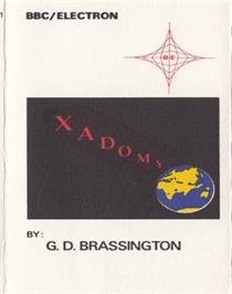 Box cover for Xadomy on the Acorn BBC Micro.