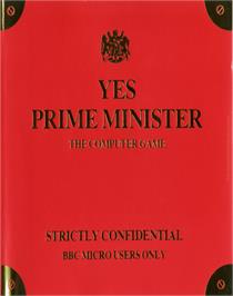 Box cover for Yes Prime Minister on the Acorn BBC Micro.