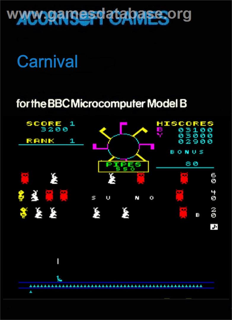 Carnival - Acorn BBC Micro - Artwork - Box
