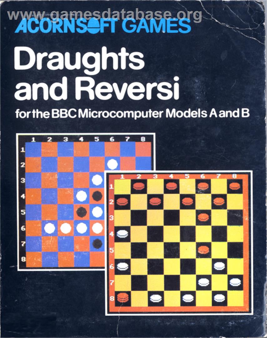 Draughts (Micro User) - Acorn BBC Micro - Artwork - Box