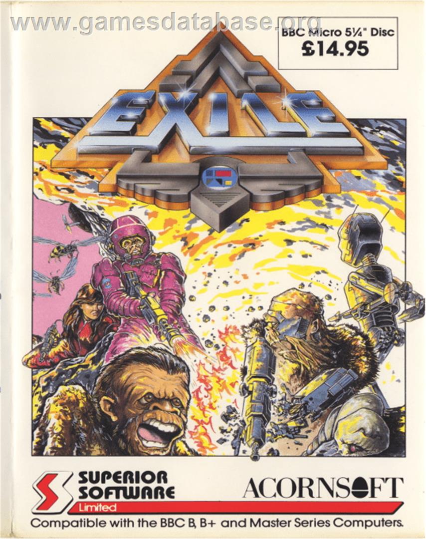 Exile - Acorn BBC Micro - Artwork - Box