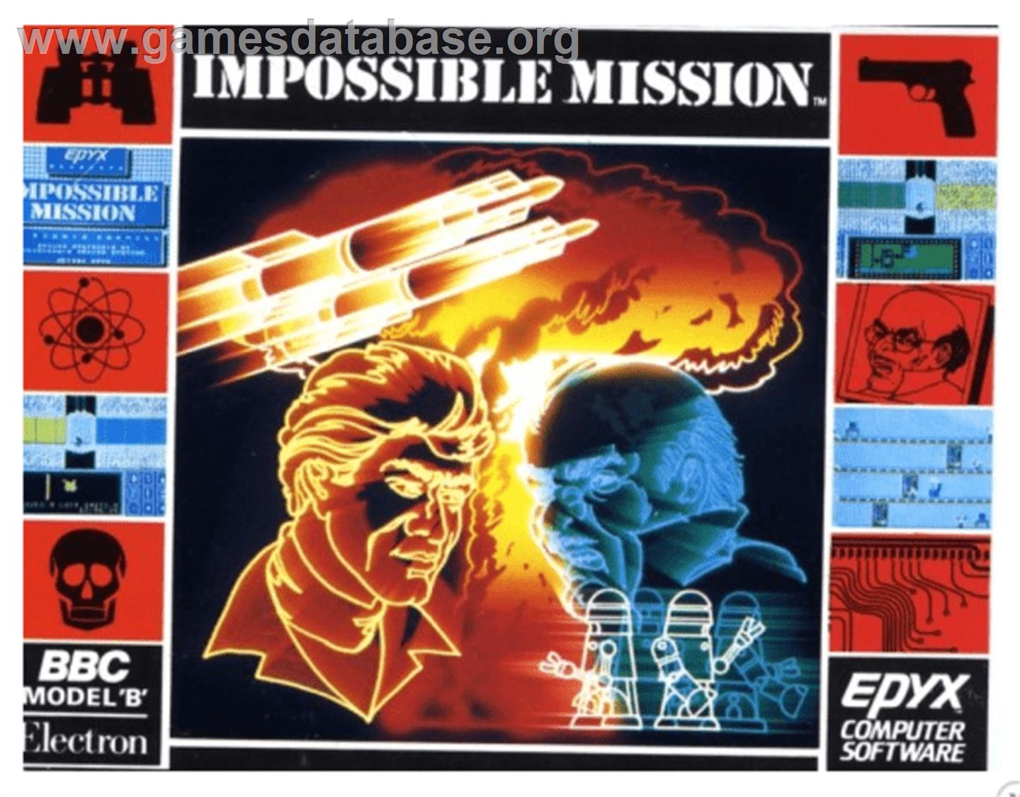 Impossible Mission - Acorn BBC Micro - Artwork - Box