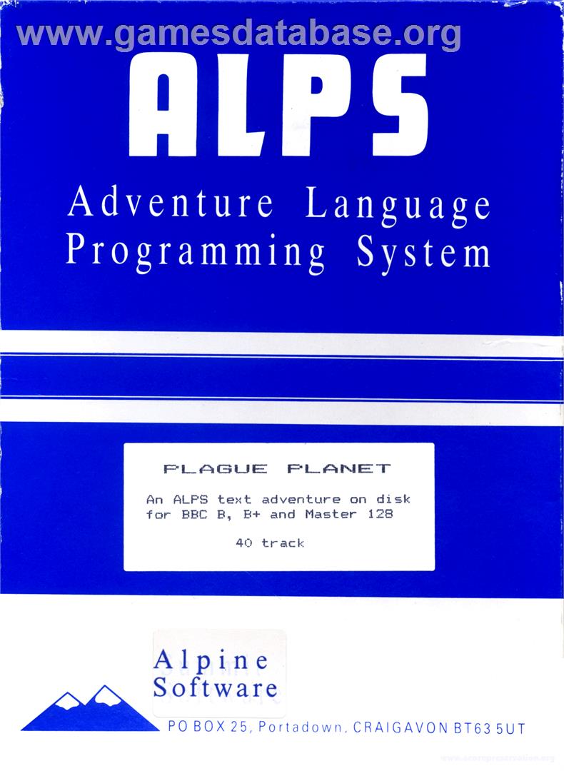 Plague Planet - Acorn BBC Micro - Artwork - Box