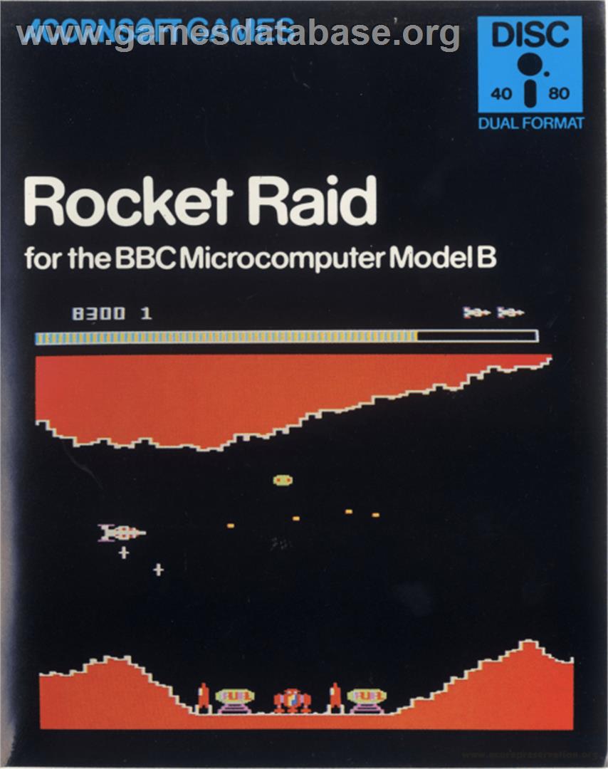 Rocket Raid - Acorn BBC Micro - Artwork - Box