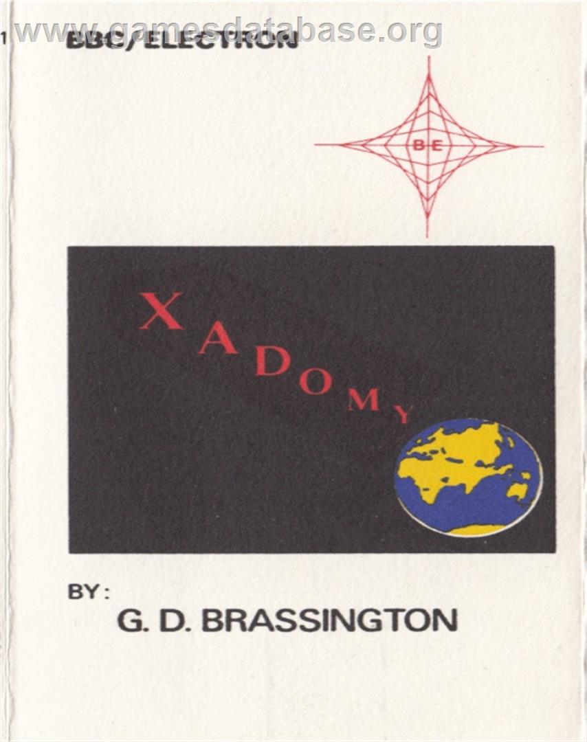 Xadomy - Acorn BBC Micro - Artwork - Box