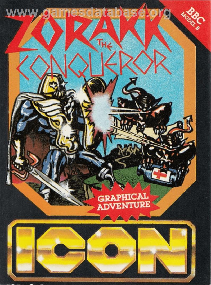 Zorakk The Conqueror - Acorn BBC Micro - Artwork - Box
