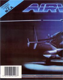Box back cover for Airwolf on the Acorn BBC Micro.