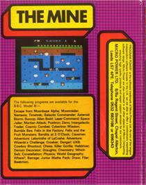 Box back cover for Mine, The on the Acorn BBC Micro.