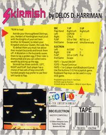 Box back cover for Skirmish on the Acorn BBC Micro.