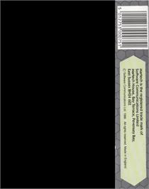 Box back cover for W.A.R on the Acorn BBC Micro.