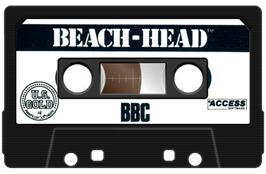 Cartridge artwork for Beach-Head on the Acorn BBC Micro.