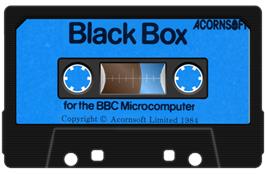 Cartridge artwork for Black Box on the Acorn BBC Micro.