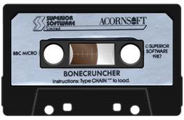 Cartridge artwork for BoneCruncher on the Acorn BBC Micro.