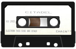 Cartridge artwork for Citadel on the Acorn BBC Micro.