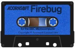 Cartridge artwork for Firebug on the Acorn BBC Micro.