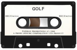 Cartridge artwork for Golf (Micro User) on the Acorn BBC Micro.