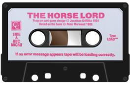 Cartridge artwork for Horse Lord, The on the Acorn BBC Micro.