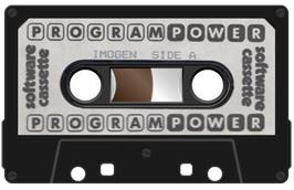 Cartridge artwork for Imogen on the Acorn BBC Micro.
