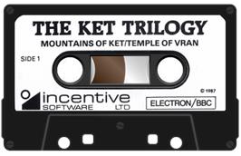 Cartridge artwork for Ket Trilogy, The on the Acorn BBC Micro.