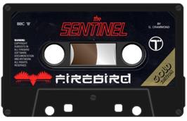 Cartridge artwork for Sentinel, The on the Acorn BBC Micro.