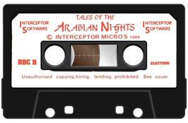 Cartridge artwork for Tales Of The Arabian Nights on the Acorn BBC Micro.