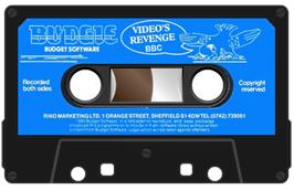 Cartridge artwork for Video's Revenge on the Acorn BBC Micro.