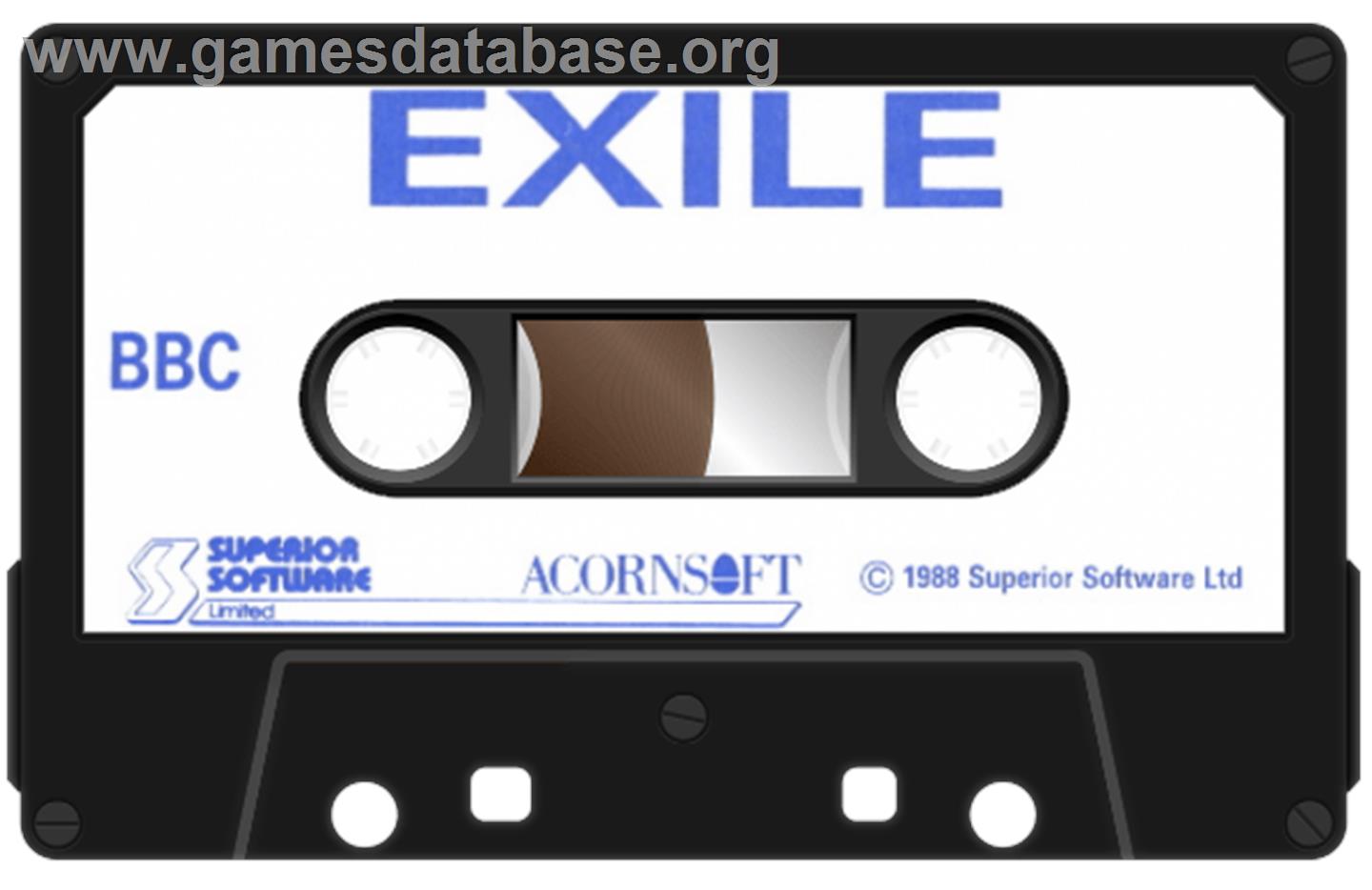 Exile - Acorn BBC Micro - Artwork - Cartridge