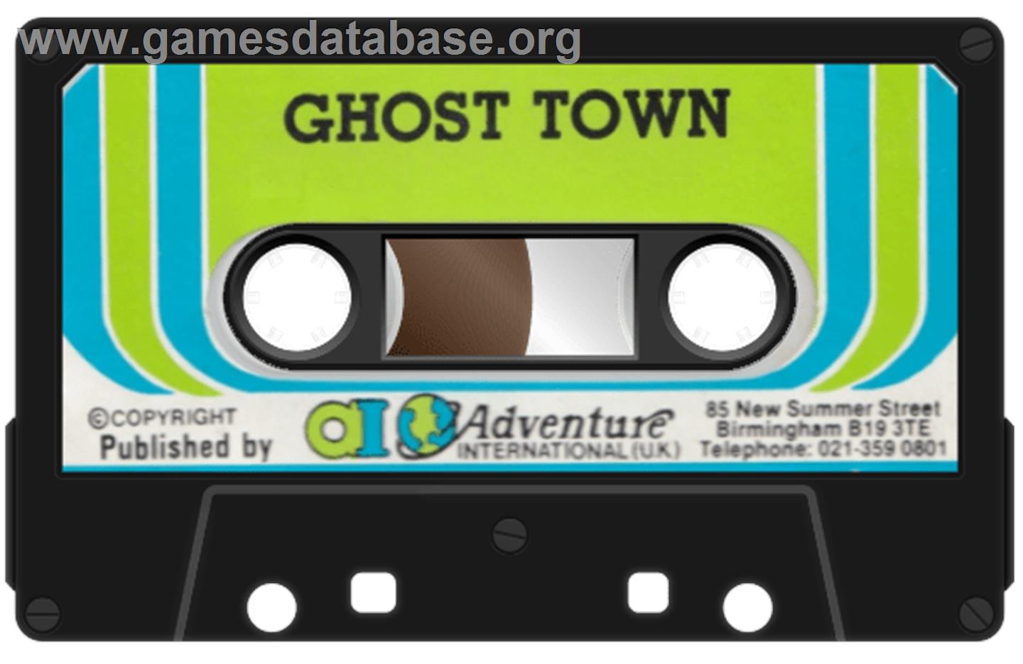 Ghost Town - Acorn BBC Micro - Artwork - Cartridge