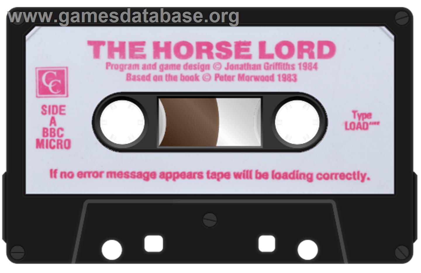 Horse Lord, The - Acorn BBC Micro - Artwork - Cartridge