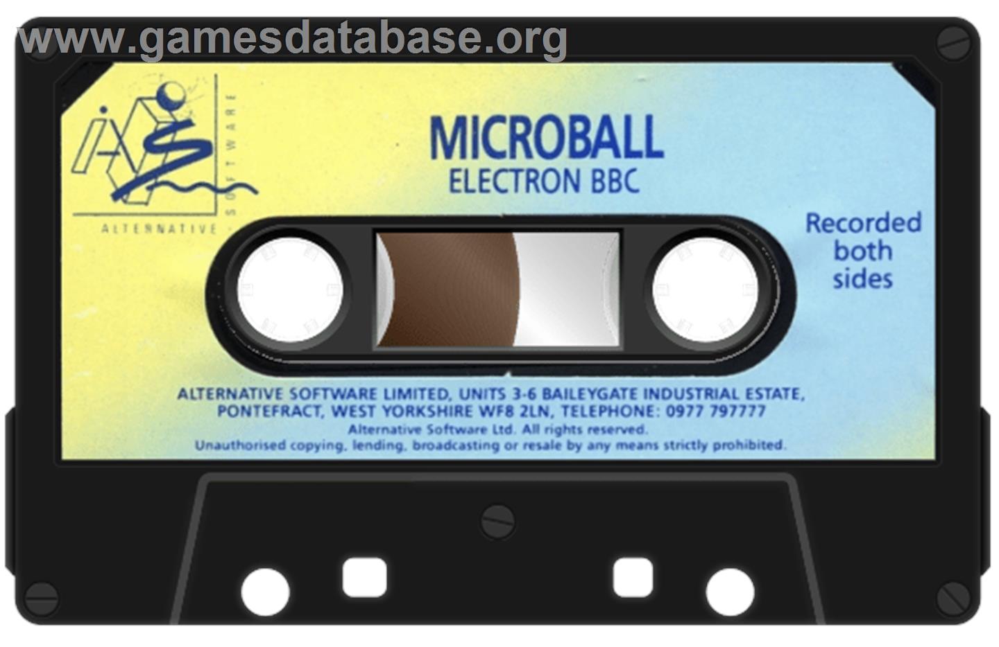 Microball - Acorn BBC Micro - Artwork - Cartridge