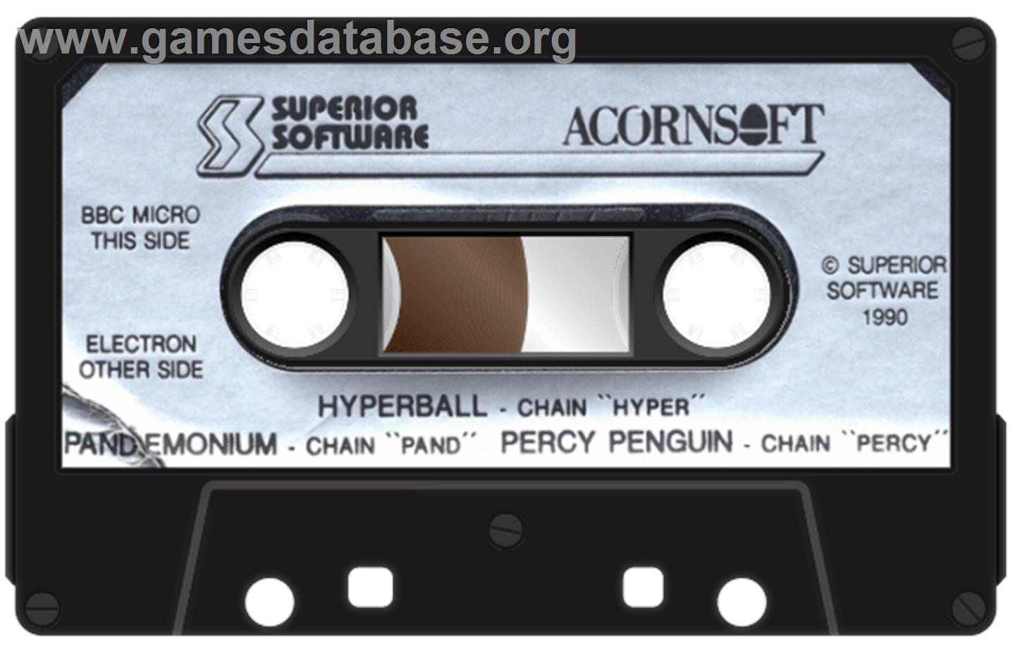 Pandemonium - Acorn BBC Micro - Artwork - Cartridge