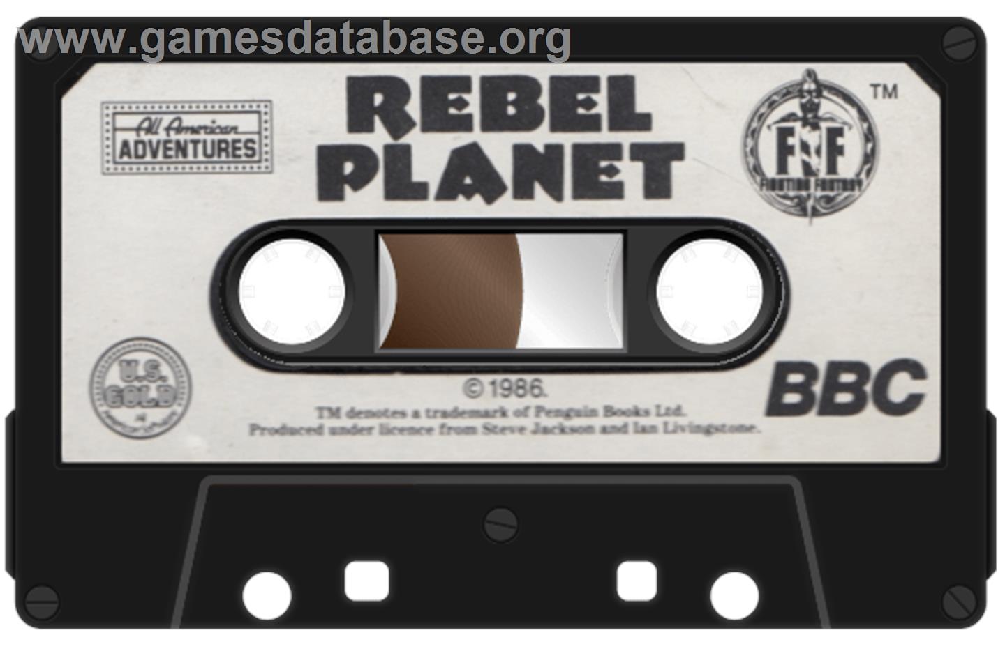 Rebel Planet - Acorn BBC Micro - Artwork - Cartridge