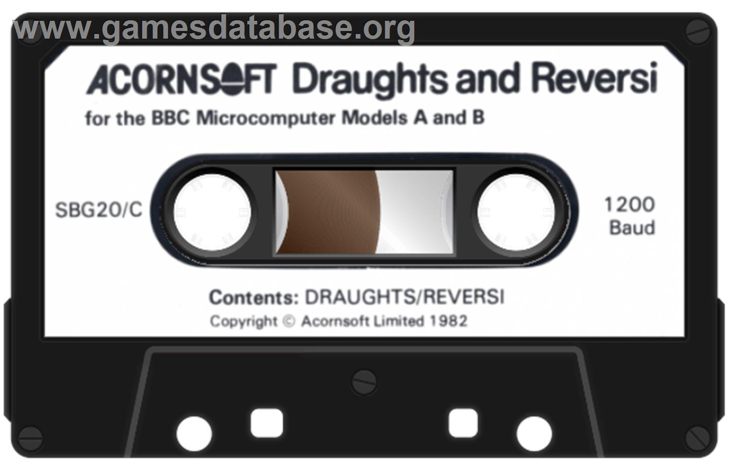 Reversi (Acornsoft) - Acorn BBC Micro - Artwork - Cartridge