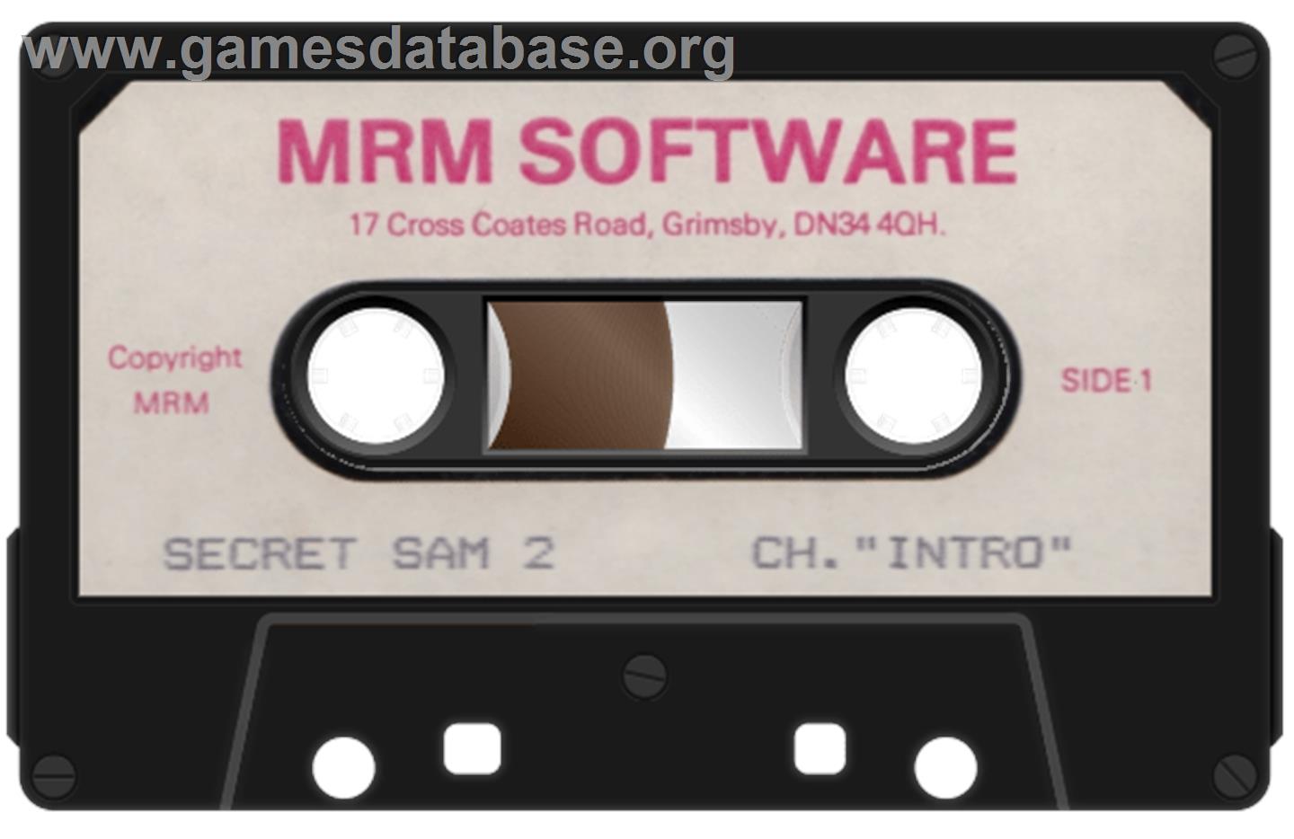 Secret Sam 2 - Acorn BBC Micro - Artwork - Cartridge