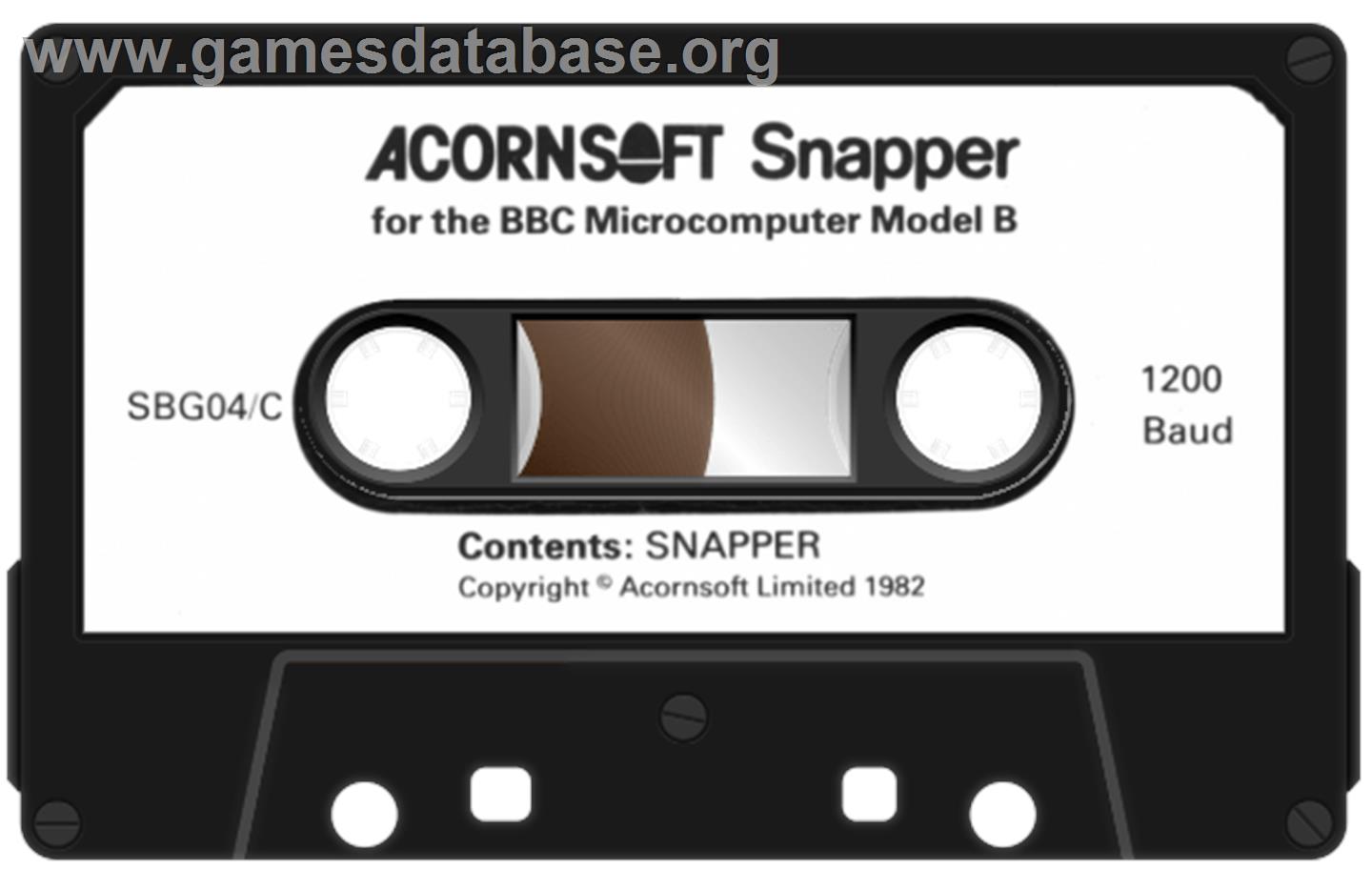 Snapper - Acorn BBC Micro - Artwork - Cartridge