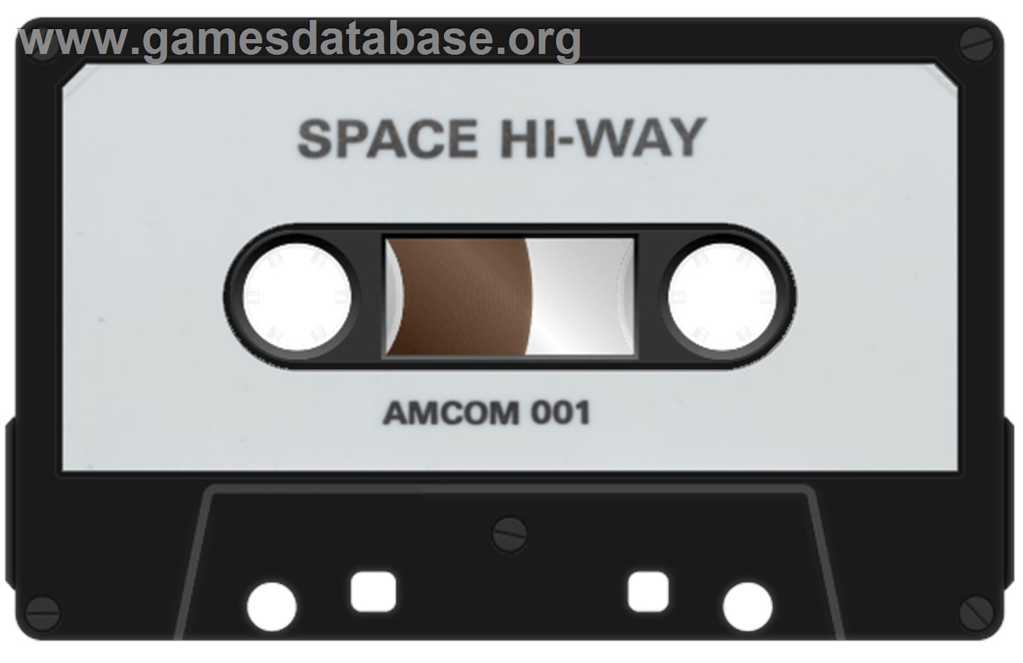 Space Hi-way - Acorn BBC Micro - Artwork - Cartridge