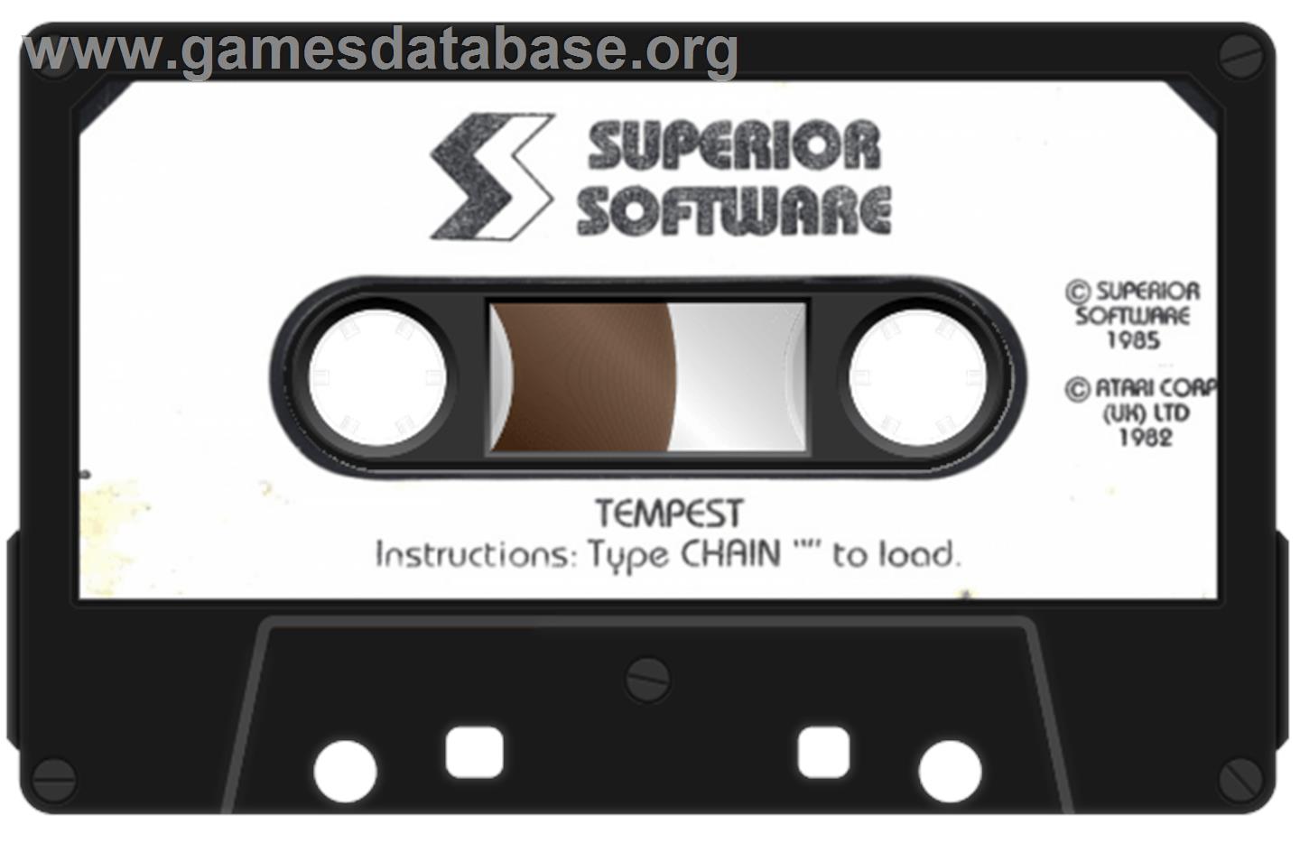 Tempest - Acorn BBC Micro - Artwork - Cartridge