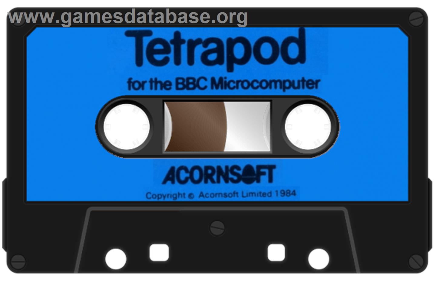 Tetrapod - Acorn BBC Micro - Artwork - Cartridge