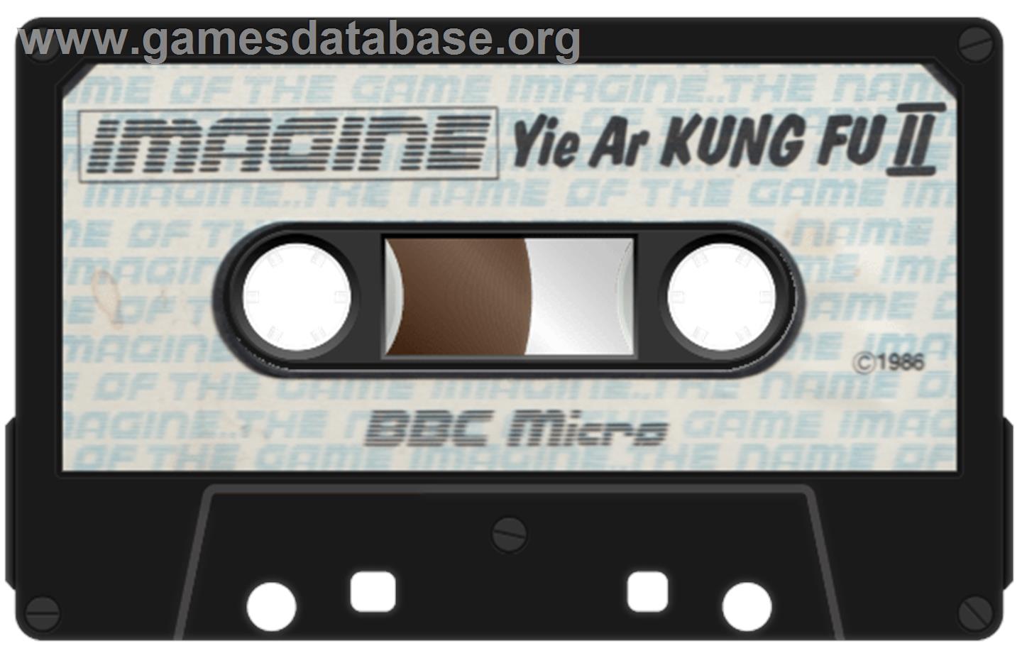 Yie Ar Kung-Fu 2 - Acorn BBC Micro - Artwork - Cartridge