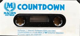 Top of cartridge artwork for Countdown on the Acorn BBC Micro.