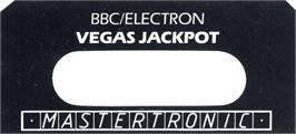 Top of cartridge artwork for Vegas Jackpot on the Acorn BBC Micro.