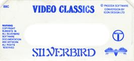 Top of cartridge artwork for Video Classics on the Acorn BBC Micro.