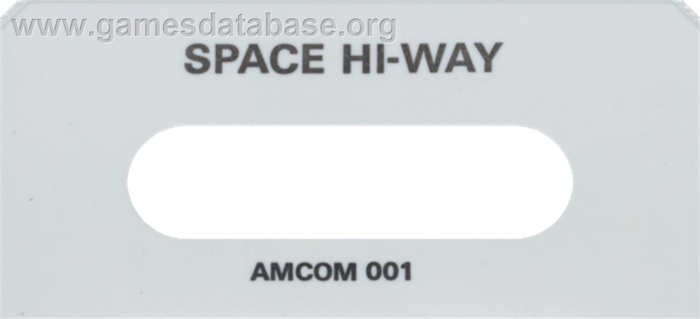 Space Hi-way - Acorn BBC Micro - Artwork - Cartridge Top
