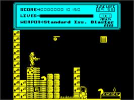In game image of Beyond Infinity - Cute To Kill on the Acorn BBC Micro.