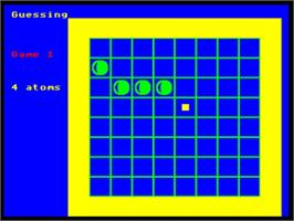 In game image of Black Box on the Acorn BBC Micro.