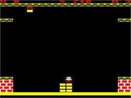 In game image of Block Blitz on the Acorn BBC Micro.