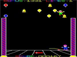 In game image of Bozo And Beebo on the Acorn BBC Micro.