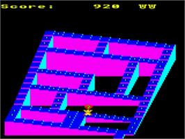 In game image of Castle Of Gems on the Acorn BBC Micro.